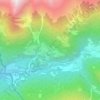 Soglioの地形図、標高、地勢