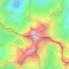 Pic du Balaïtousの地形図、標高、地勢