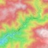 海の地形図、標高、地勢