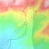 Seulawahの地形図、標高、地勢