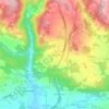 Gauschitzbergの地形図、標高、地勢
