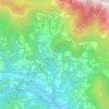 Corzatiの地形図、標高、地勢