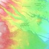 San Nicolás de los Ranchosの地形図、標高、地勢