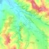 Mairingの地形図、標高、地勢