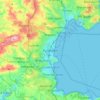 Paigntonの地形図、標高、地勢