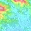 Mutiglianoの地形図、標高、地勢