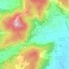Balazarの地形図、標高、地勢