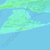 Perdido Keyの地形図、標高、地勢