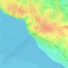 Port Saint-Jacquesの地形図、標高、地勢