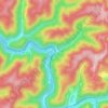 Englishの地形図、標高、地勢