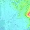 La Botteの地形図、標高、地勢