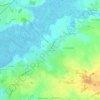 Le Fenouillerの地形図、標高、地勢