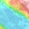 McMurdoの地形図、標高、地勢