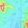 Santa Cruz Xoxocotlánの地形図、標高、地勢