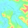 Sandfordの地形図、標高、地勢