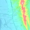 Santa Anaの地形図、標高、地勢