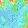 藤江の地形図、標高、地勢