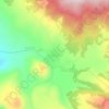 Santa Juanaの地形図、標高、地勢