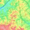 Summerfieldの地形図、標高、地勢