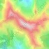 Le Grand Cheval de Boisの地形図、標高、地勢