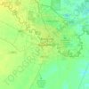 Matamorosの地形図、標高、地勢