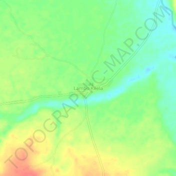 Lambo Kilelaの地形図、標高、地勢