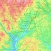 Hyattsvilleの地形図、標高、地勢