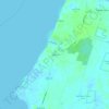 Bivalveの地形図、標高、地勢