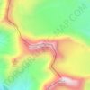 Mastodon Mountainの地形図、標高、地勢