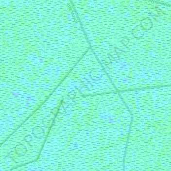 Algabaの地形図、標高、地勢