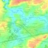 La Déhanneの地形図、標高、地勢