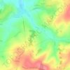 Solmetの地形図、標高、地勢