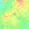 Corozalの地形図、標高、地勢