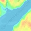 Bannow Bayの地形図、標高、地勢
