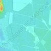 Louleyの地形図、標高、地勢