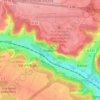 Vauboyenの地形図、標高、地勢