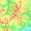 Croomの地形図、標高、地勢