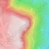 Mount Wellingtonの地形図、標高、地勢