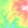 South Upiの地形図、標高、地勢