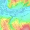 Marinの地形図、標高、地勢