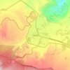 Tequilaの地形図、標高、地勢
