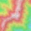 茶臼岳の地形図、標高、地勢