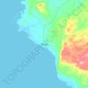 Pitogoの地形図、標高、地勢