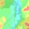 Deer Valleyの地形図、標高、地勢