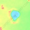 Volcan Los Vidriosの地形図、標高、地勢