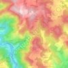Alliandreの地形図、標高、地勢