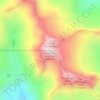 Snowmass Mountainの地形図、標高、地勢