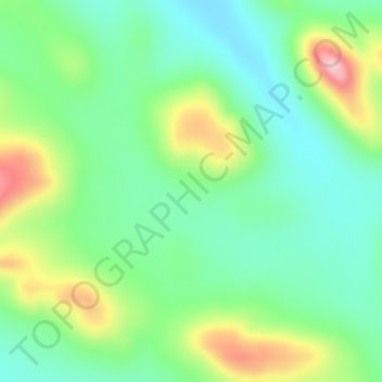 Stirling Range National Parkの地形図、標高、地勢