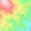 アパラチア山脈の地形図、標高、地勢