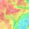 Heronsgateの地形図、標高、地勢